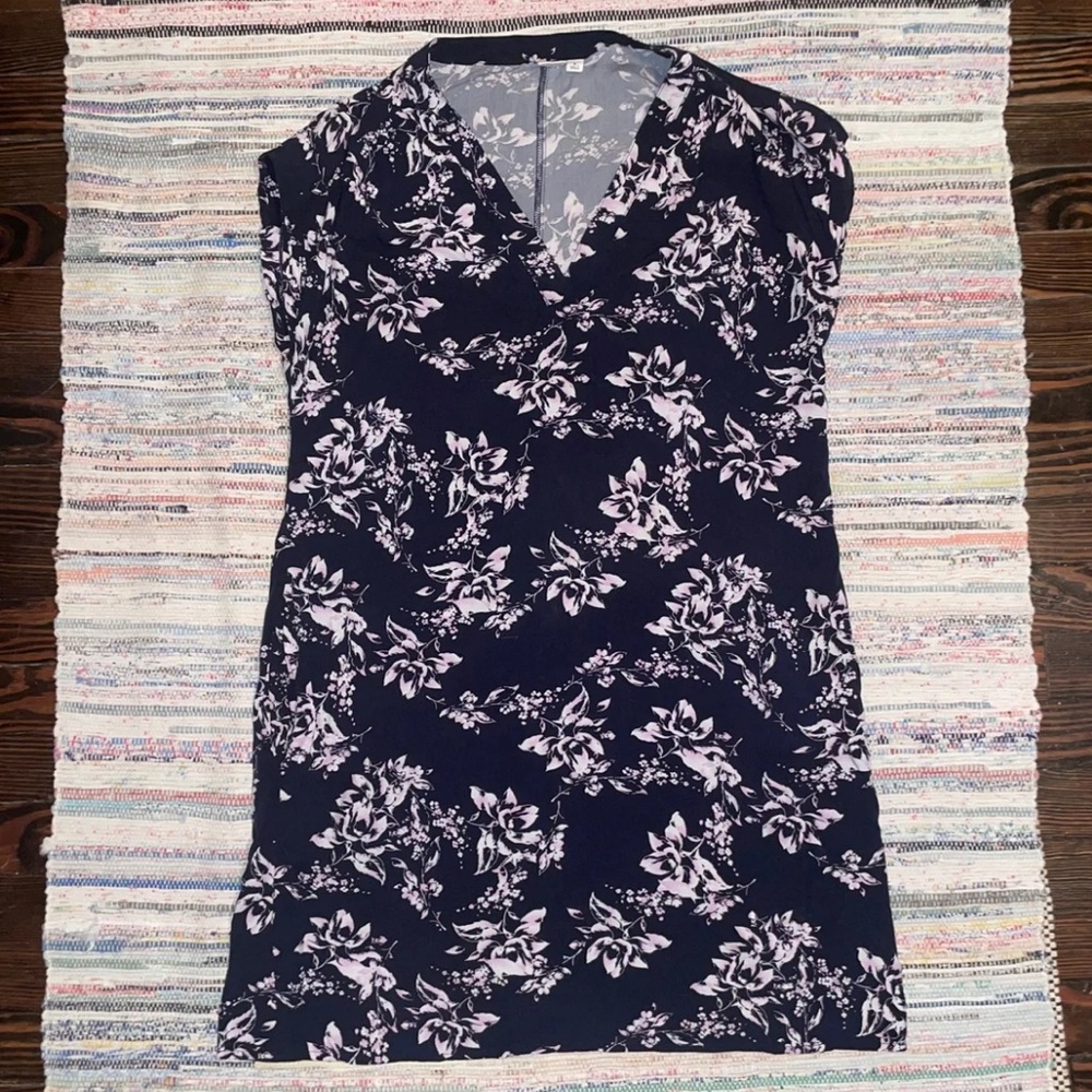 Gap Navy Floral Dress
